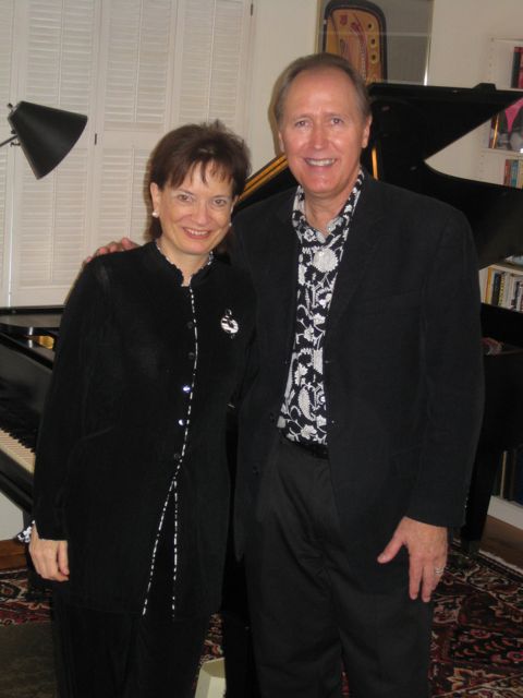With Ellen Tryba Chen during masterclasses in Saratoga, CA 1/31/09