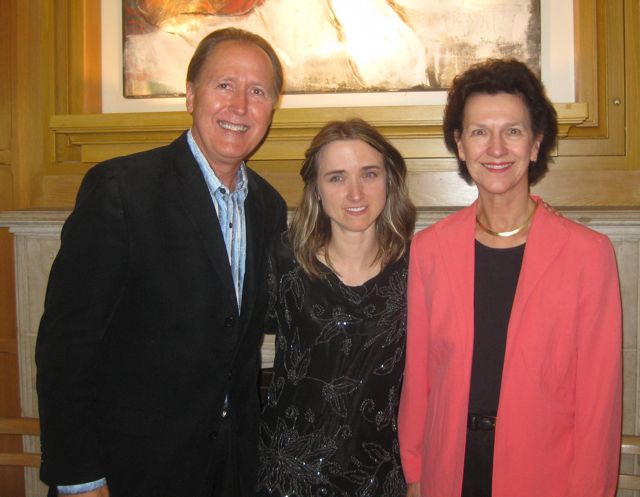 With Amy Grinsteiner & teacher Robin McCabe following final doctoral recital at UW