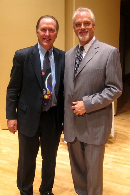 With Mark Neiwirth, Director of Musicians West Competition in Pocatello, ID   5/13/10
