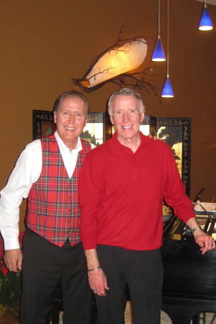 with partner Bill Cox following Christmas Performance Class