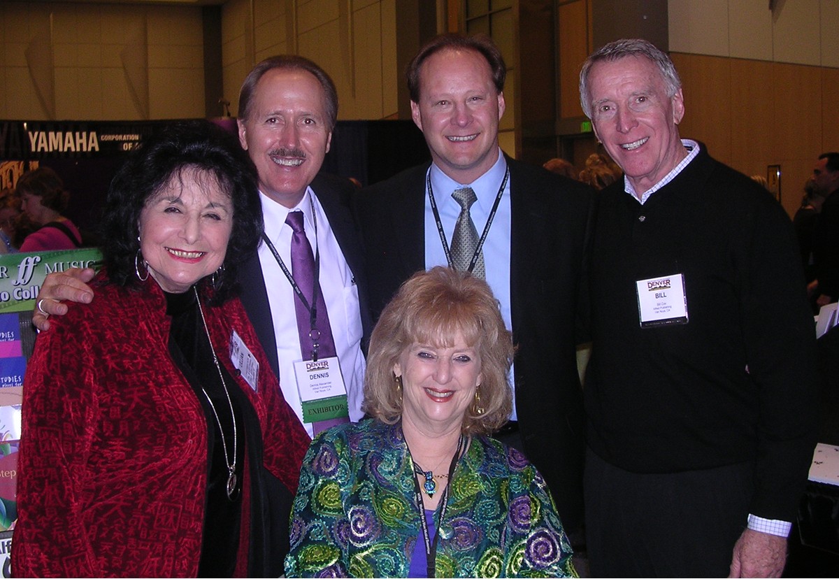 With Lillian Livingston, Ingrid Clarfield, Ken Christensen, and Bill Cox