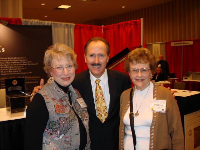 With Karen Harrington and Philelle McBrayer---my Oklahoma teacher friends!